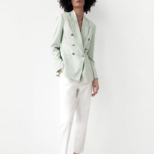 Zara double breasted blazer